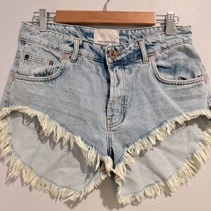 One Teaspoon Rollers Denim Shorts Size 28